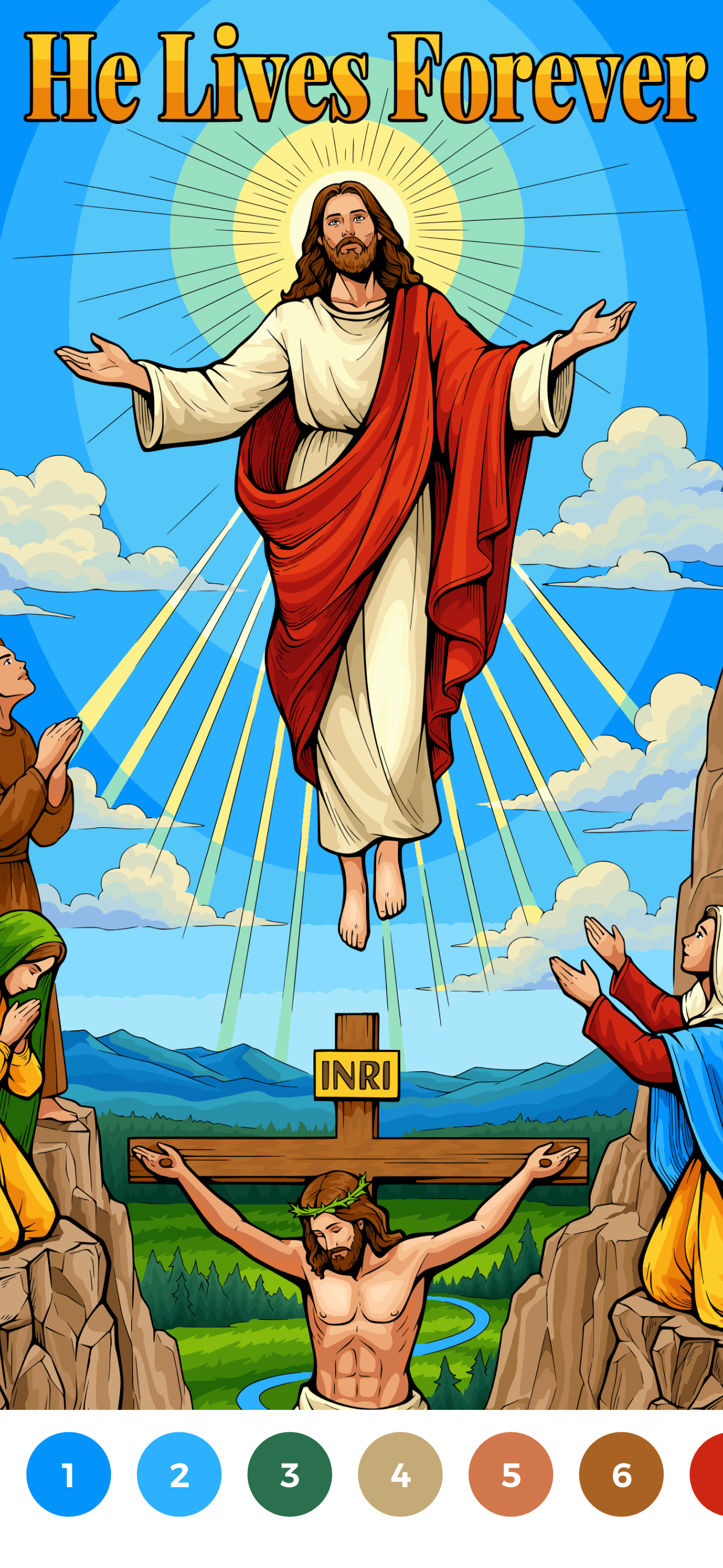 Amen Color-Bible Coloring Book