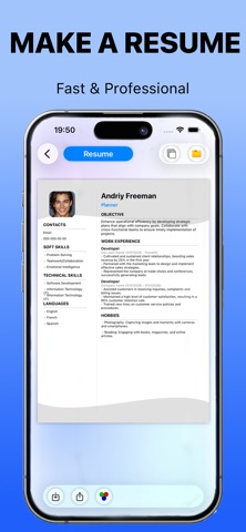 Make Resume - AI CV Editor Screenshot 1 of 7