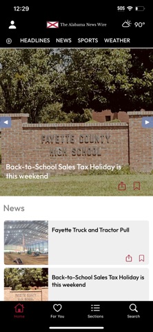 The Alabama News Wire screenshot