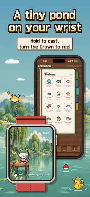 Fishing Kitty: Watch Game screenshot 1