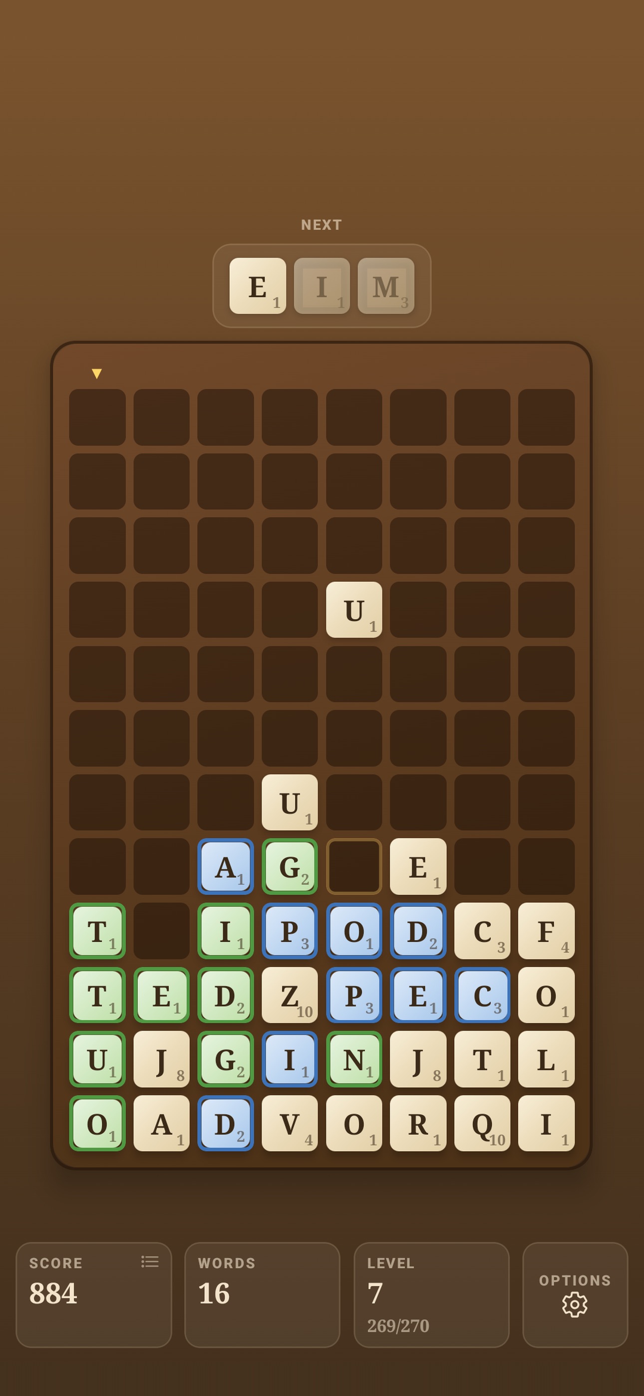 Screenshot 2 of Tiletris - Letter Drop