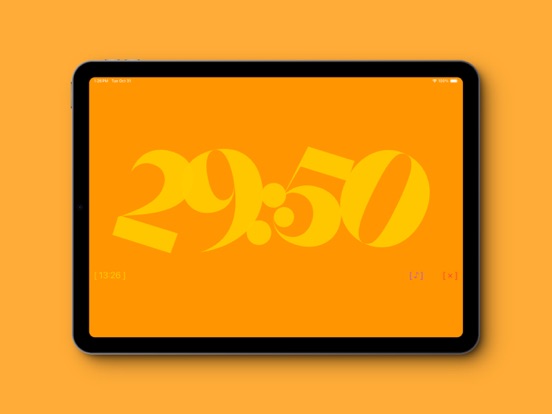 Screenshot #6 pour KeyHour · Simple Digital Clock