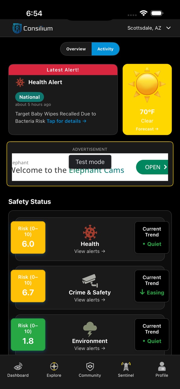 iPhone screenshot