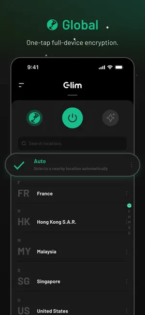 Glim VPN: Fast and Split VPN screenshot 3
