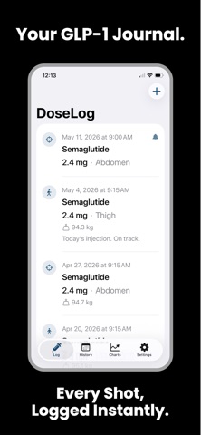DoseLog: GLP-1 Shot Tracker Screenshot 1 of 3