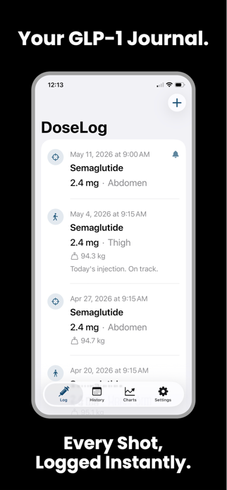DoseLog: GLP-1 Shot Tracker Screenshot 1 of 3