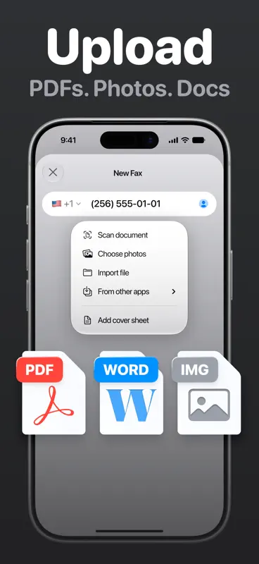 FAX from iPhone - Send Doc screenshot 2 of 6