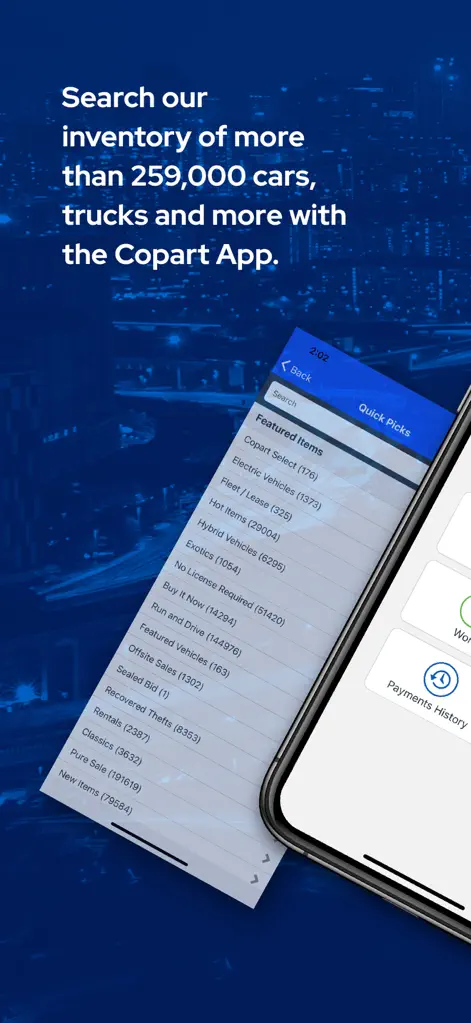 Copart - Online Auto Auctions - Business App | MWM