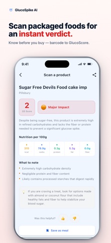 GlucoSpike - Diabetes Food Log screenshot