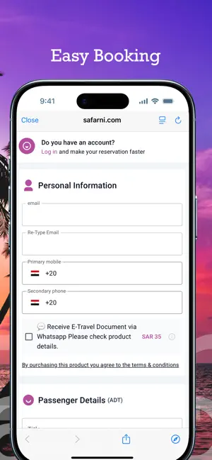 SAFARNI Flight & Hotel Booking screenshot 4