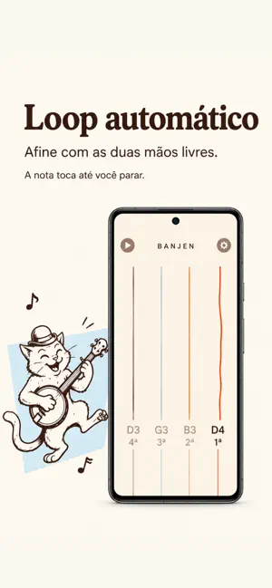 Afinador de Cavaquinho e Banjo screenshot 2
