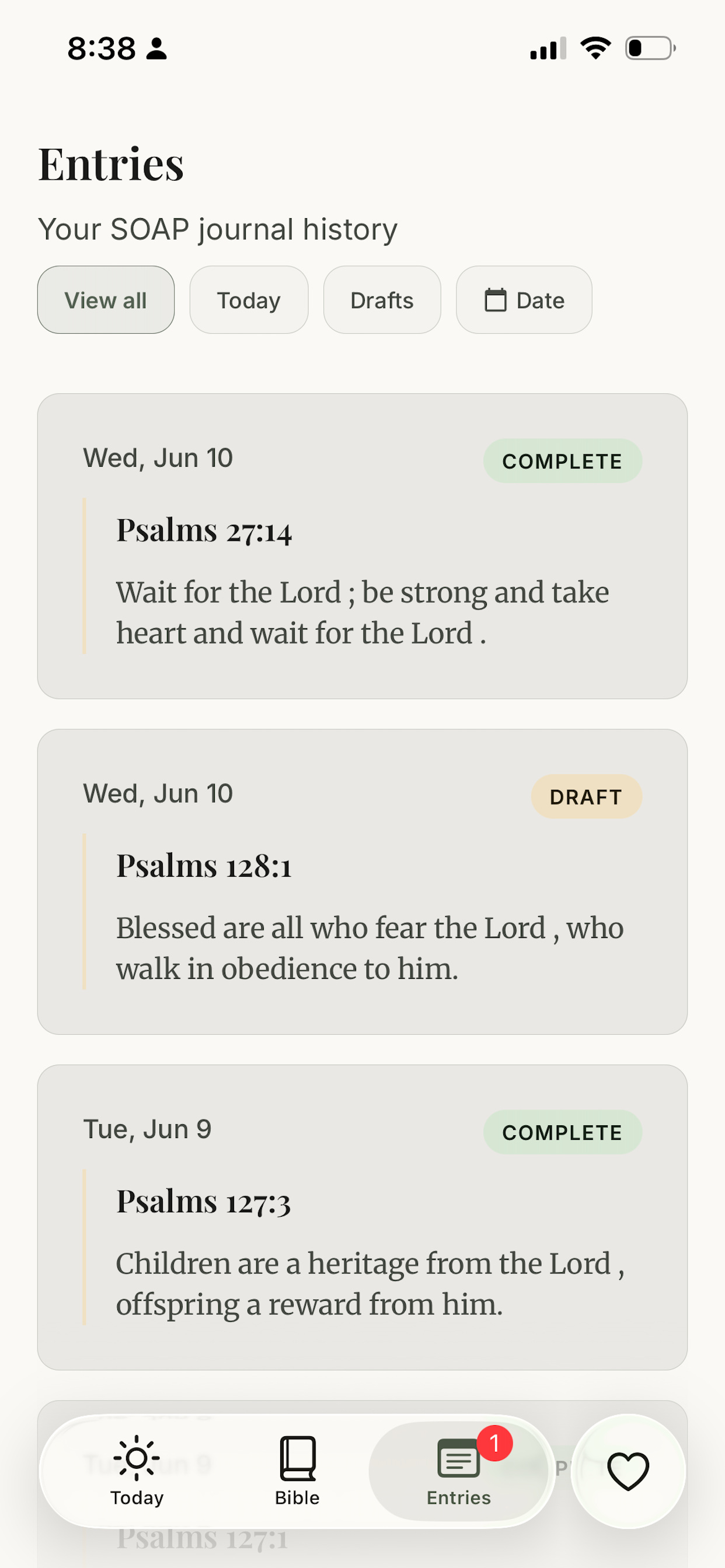 SOAPaDay | Daily Bible Journal screenshot 6