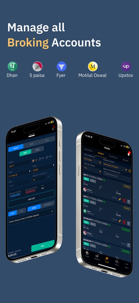 Quantsapp Option Trading India - quantsapp-broking-accounts-management