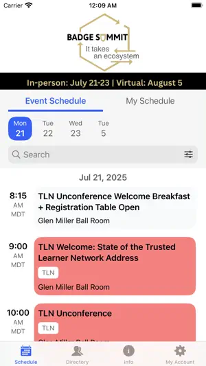 Badge Summit 2025 screenshot 1