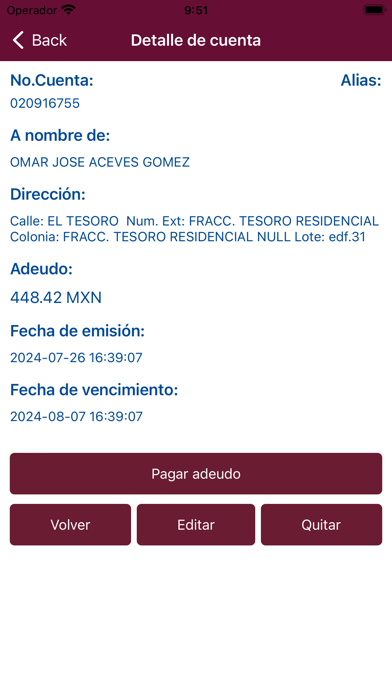 OOMSAPAS Los Cabos Móvil Screenshot