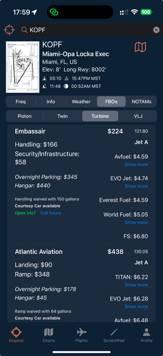 8Flight Aviator EFB Screenshot 5 of 10