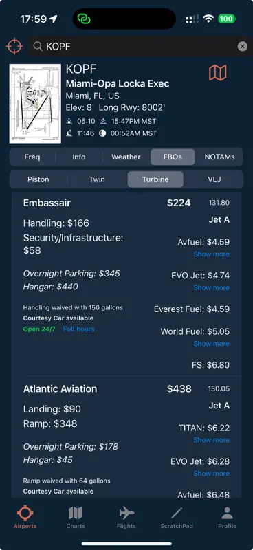 8Flight Aviator EFB screenshot 5 of 10