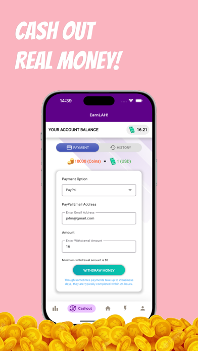 Earn Money with EarnLAH! Screenshot 2 - AppWisp.com Earn Money with EarnLAH! Screenshot 2 - AppWisp.com