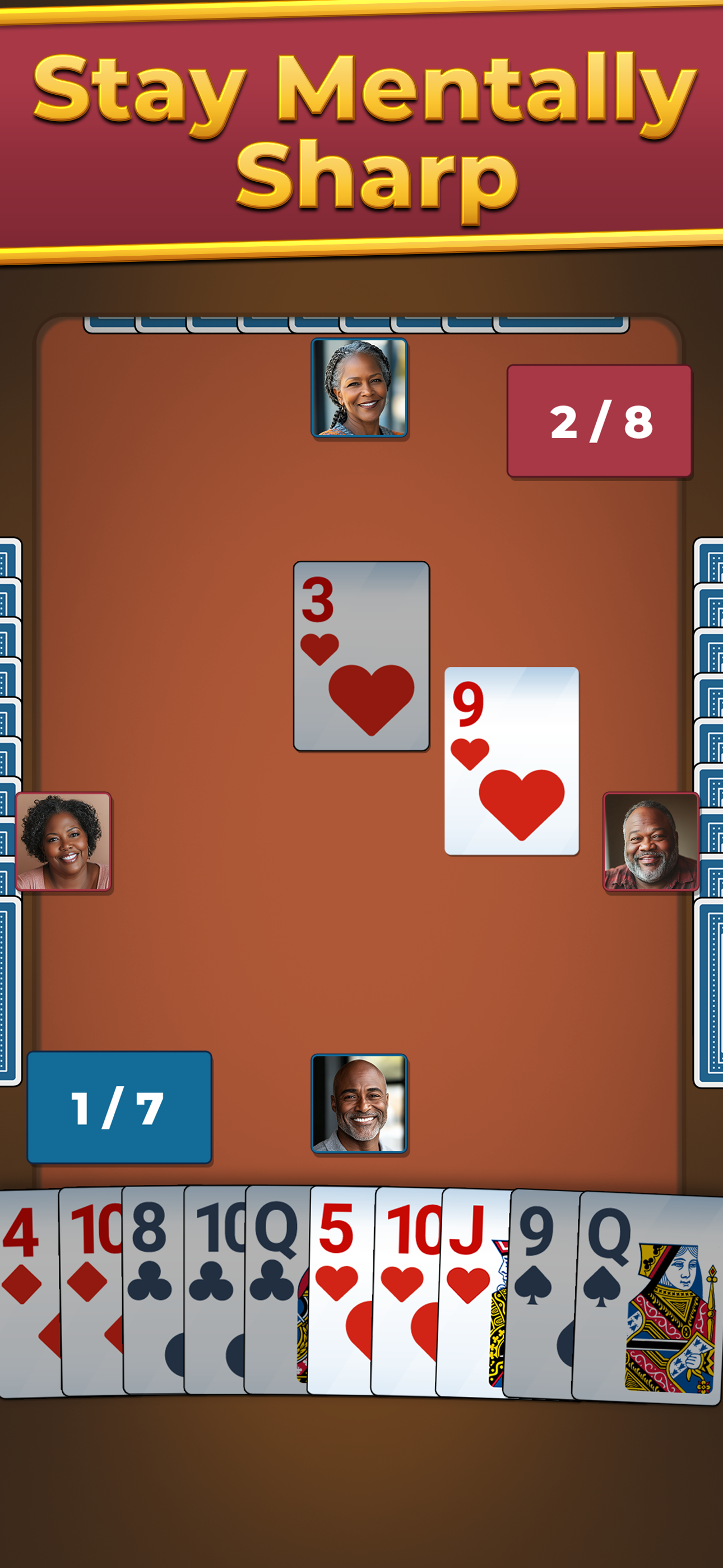 Spades For Seniors: Card Game screenshot 5