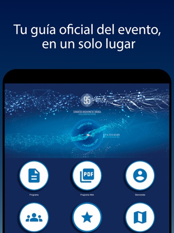 95° Congreso de Cirugía iPad screenshot