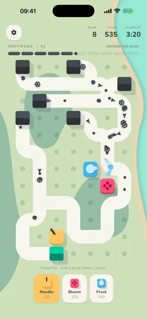 Tiny TD: Living Roads screenshot 1
