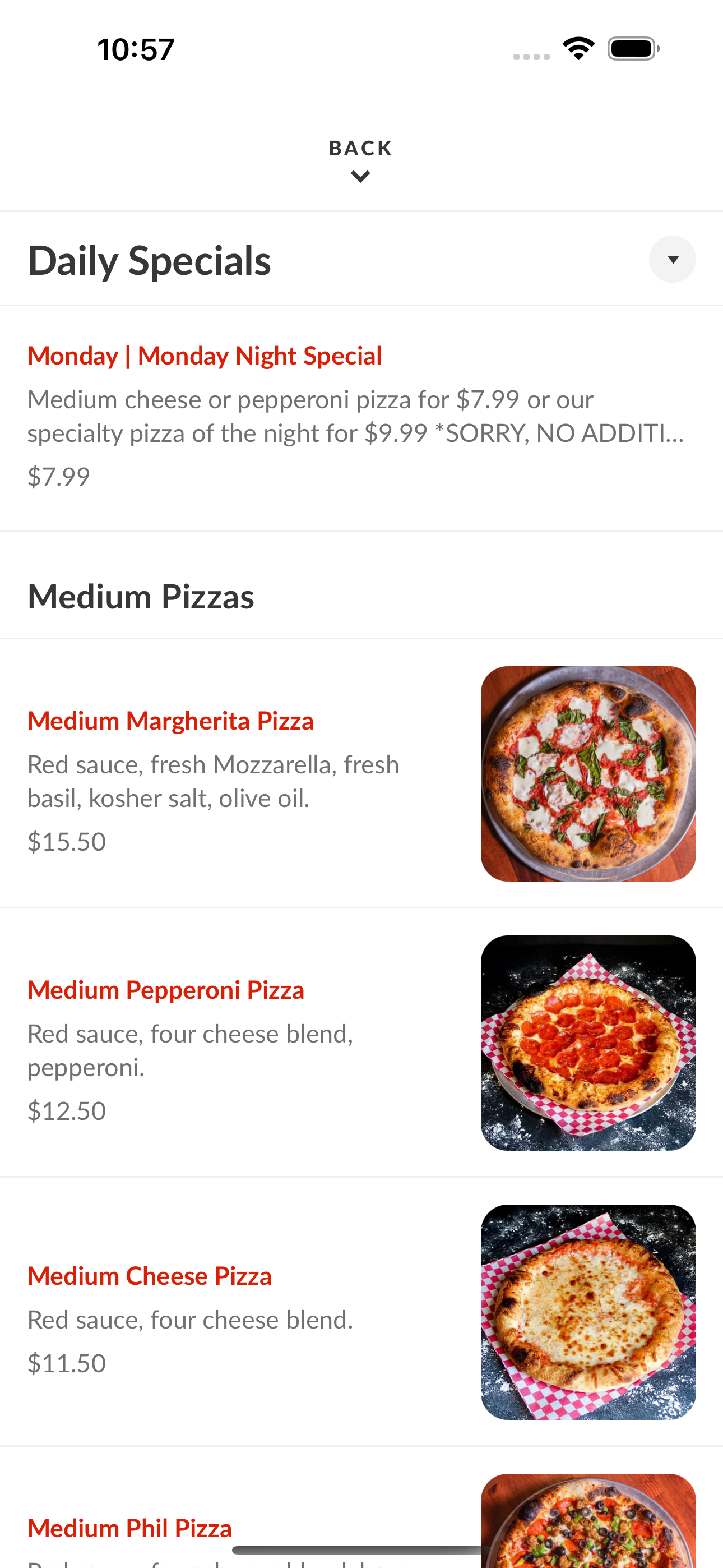 Riggatti's Wood Fired Pizza screenshot 3