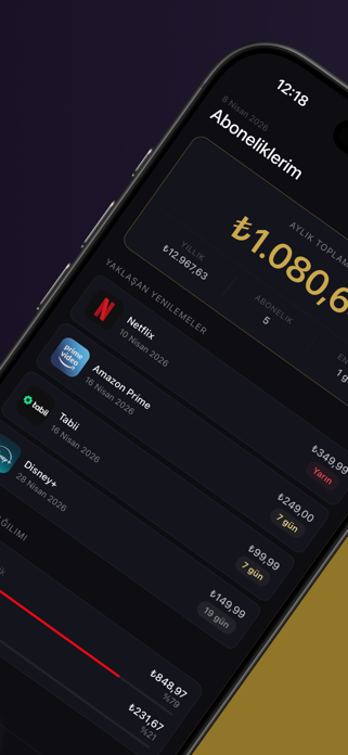 Subs – Monthly Bill Tracker Screenshot 2 of 8