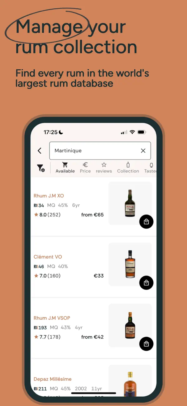 Screenshot #3 pour RumX: Notes de Rhum & Offres
