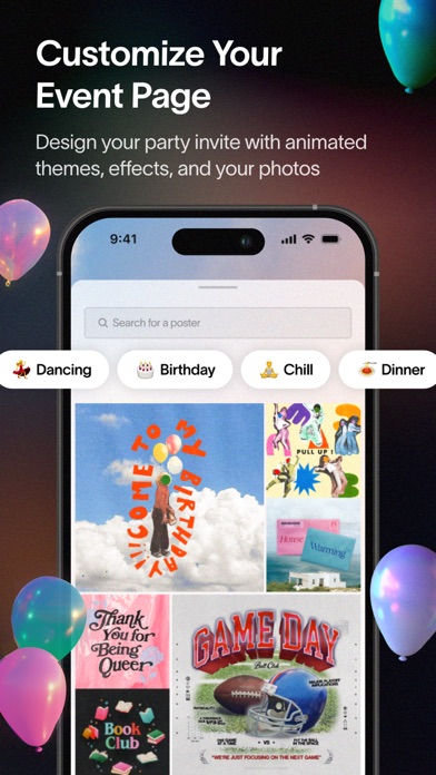 Partiful Invites Screenshot