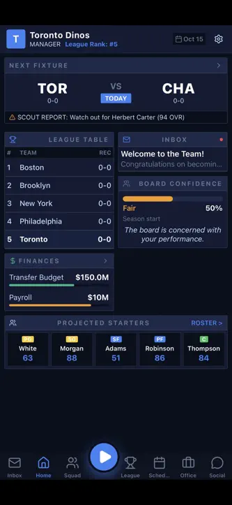 Franchise Basketball screenshot 3