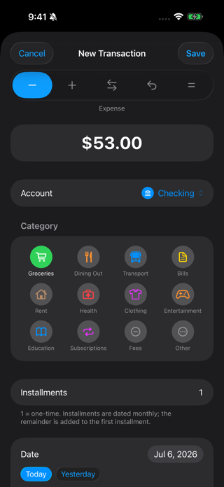 FixFin: Expense Tracker Screenshot 2 of 8