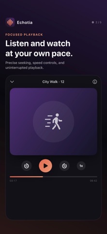 Echotia: Podcast Library Screenshot 2 of 5