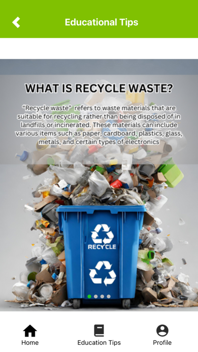 RecycleHub Screenshot