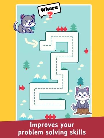 Educational Learning Mazes iPad screenshot