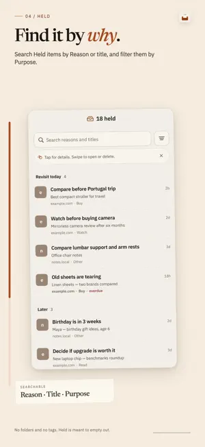 Tably: Hold Now, Decide Later screenshot 4