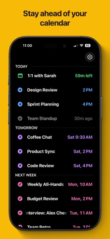 Next - Meeting Alerts Screenshot 1 of 2
