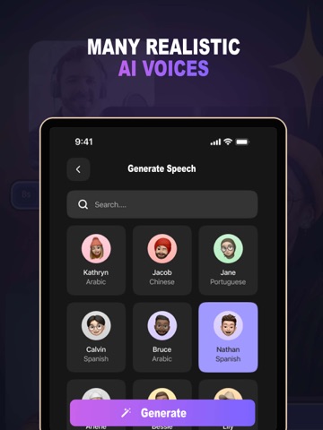 Aivoix - Ai Voice Generator iPad screenshot