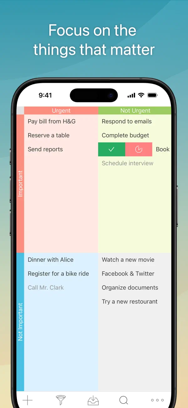 #1. Focus Matrix – Task Manager (iOS) Oleh: Denys Ievenko