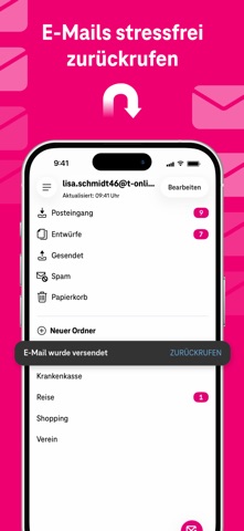 Telekom Mail – E-Mail App iPhone screenshot 6