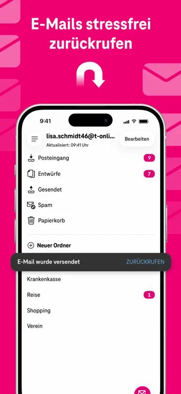 Telekom Mail – E-Mail App screenshot 6 of 10