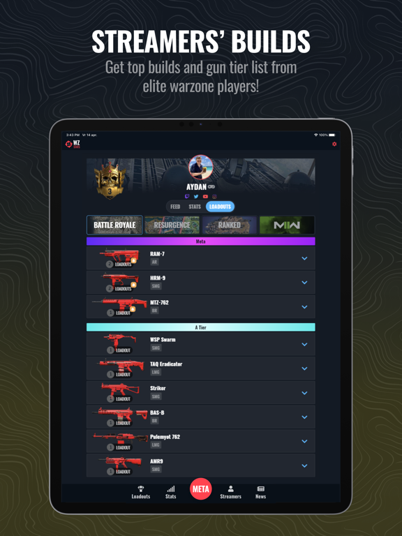 Warzone Meta & Loadout - BO7 iPad screenshot 5 - Entertainment app