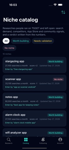 TGGET: Niche Research screenshot 6