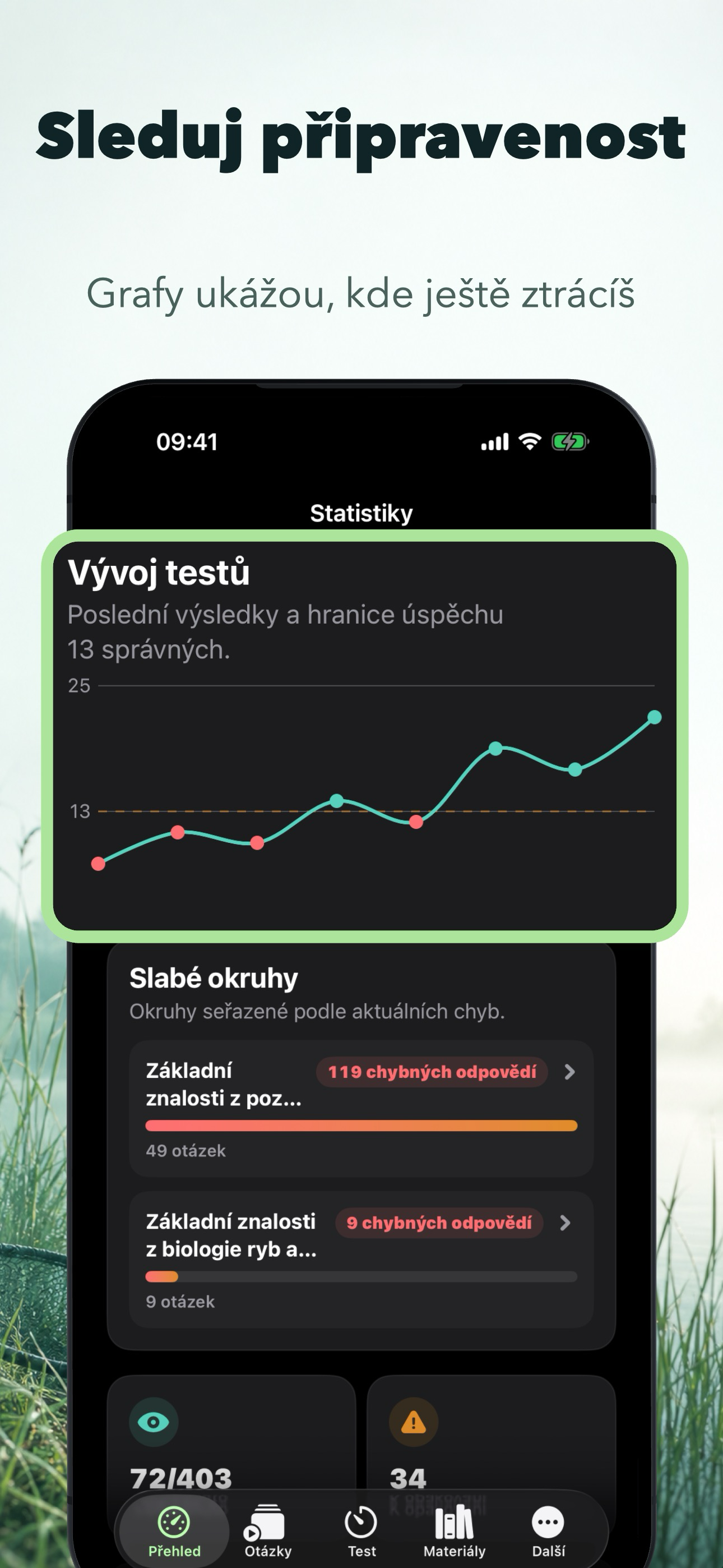 Rybářský lístek: Testy screenshot 4