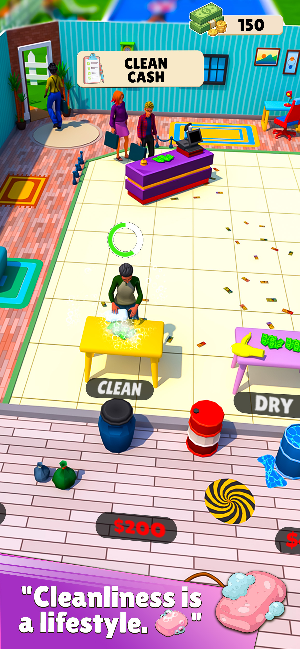 Cash Rush 3D: Clean Master