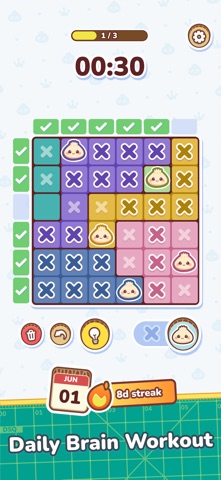Dim Sum Queens: Logic Puzzle Screenshot 5 of 8