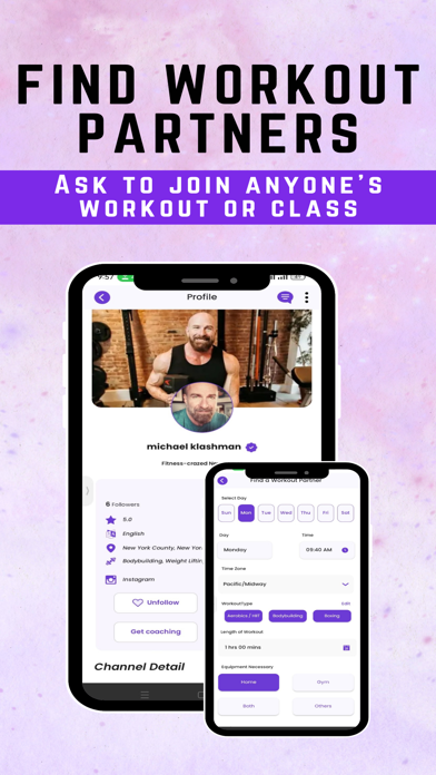 Workout Partner App Screenshot