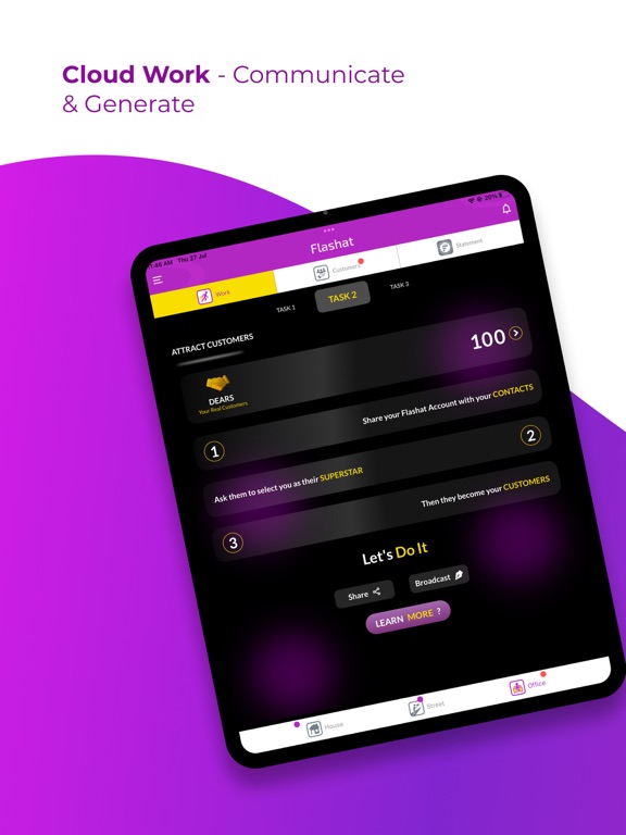 Flashat iPad screenshot 6 - Social Networking app