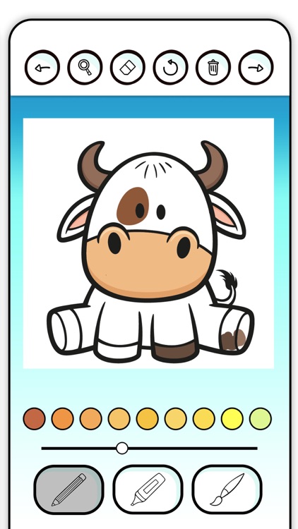Coloring book farm animal screenshot-3