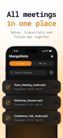 Mangonote AI Media Summary screenshot