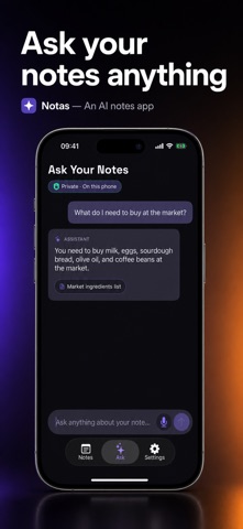 Notas: AI Notes & Voice Memo Screenshot 5 of 5